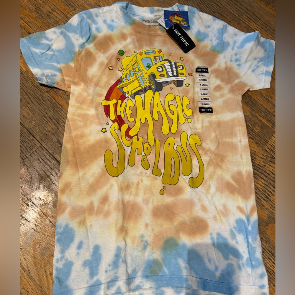 Magic School Bus Tie-Dye Unisex T-Shirt